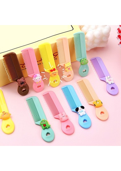 Sevimli Kawaii Tarak Bebek Kız Erkek Küçük Kore Tarzı Karikatür Hayvan Çiçek Taşınabilir Saç Fırçaları Çocuklar Saç Aksesuarları Aracı (Yurt Dışından)