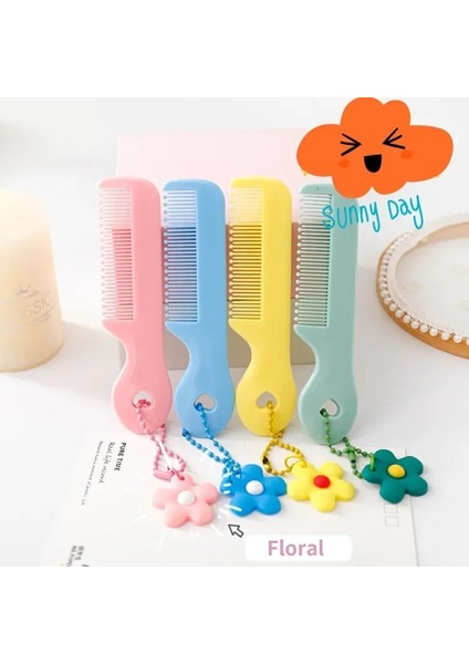 Sevimli Kawaii Tarak Bebek Kız Erkek Küçük Kore Tarzı Karikatür Hayvan Çiçek Taşınabilir Saç Fırçaları Çocuklar Saç Aksesuarları Aracı (Yurt Dışından) fırsatları