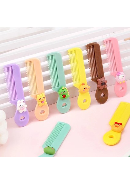 Sevimli Kawaii Tarak Bebek Kız Erkek Küçük Kore Tarzı Karikatür Hayvan Çiçek Taşınabilir Saç Fırçaları Çocuklar Saç Aksesuarları Aracı (Yurt Dışından) indirimleri