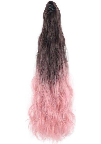 Peruk Kadın Yaz At Kuyruğu Kavrama Boyalı Uzun Kıvırcık Saç Kadın Çevrimiçi Etkileyen Kıvırcık Saç Degrade Gerçek Uzun Kıvırcık Saç Örgü (Yurt Dışından) fırsatları