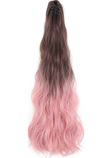 Peruk Kadın Yaz At Kuyruğu Kavrama Boyalı Uzun Kıvırcık Saç Kadın Çevrimiçi Etkileyen Kıvırcık Saç Degrade Gerçek Uzun Kıvırcık Saç Örgü (Yurt Dışından) indirimleri