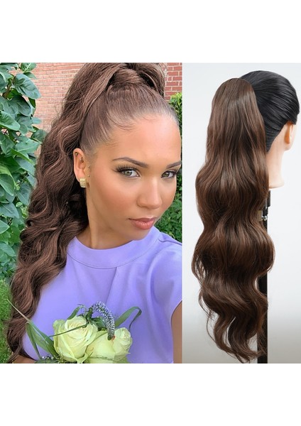 Avrupa ve Amerika Sınır Ötesi Peruk Ipli Fiber At Kuyruğu Uzun Kıvırcık Saç Kıvırcık Büyük Dalga Yüksek Sıcaklık Fiber At Kuyruğu (Yurt Dışından) fiyatları