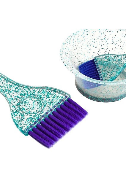 Saç Boyası Fırçası Plastik Kristal Saç Boyama Aplikatör Fırça Saç Tarak Berber Aletleri Salon Saç Şekillendirici Profesyonel Aksesuarlar (Yurt Dışından)