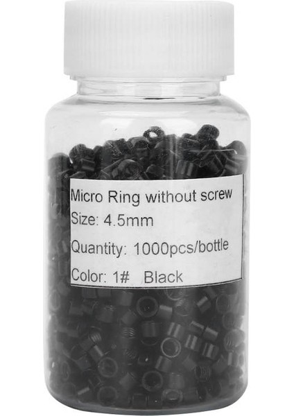 1000 Adet Alüminyum Mikro Bağlantılar Yüzükler Boncuk Vida Saç Uzatma Aracı Siyah (Yurt Dışından) indirimleri