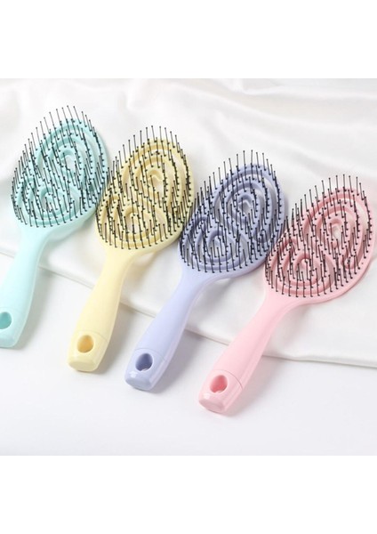 Dolaşık Açıcı Saç Tarak Kafa Derisi Masajı Islak Kıvırcık Saç Fırçası Kadın Salon Kuaförlük Şekillendirici Araçları Berber Aksesuarları (Yurt Dışından)