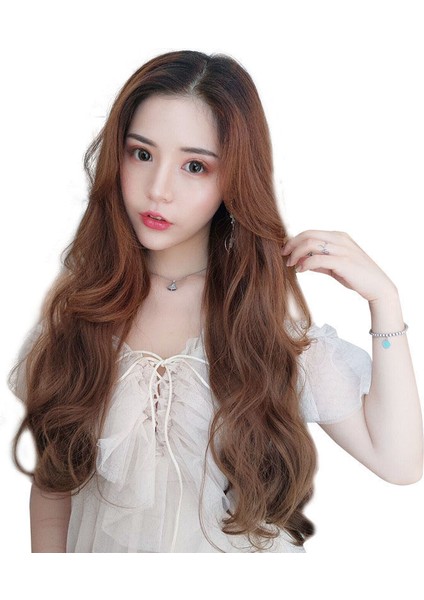 Peruk Kadın Uzun Kıvırcık Saç Büyük Dalga Tek Parça Doğal Peruk Kılıf Utype Dikişsiz Saç Uzatma Saç Parçası Peruk Kadın Uzun Saç (Yurt Dışından) modelleri