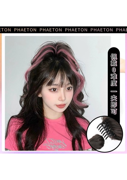 Peruk Kadın's Uzun Saç Yapay Saç Boyalı Renkli At Kuyruğu Örgüsü Klipsli Tip Yarım Kravat Şelale Yüksek At Kuyruğu Sıcak Kız Örgüsü (Yurt Dışından) modelleri