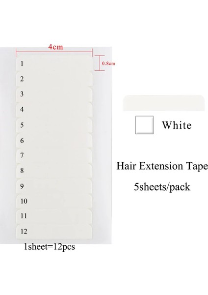 Alileader Saç Uzatma Bandı Ultra Tutun Dantel Peruk Tutkal Saç Uzatma Yapıştırıcı Bağlama Çift Taraflı Bant Su Geçirmez Saç Tutkal (Yurt Dışından)