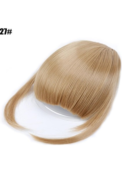 Kısa Düz Ön Saç Düzgün Patlama Klipsli Saç Patlama Uzatma Postiş Sentetik Doğal Patlama Saç Parçası (Yurt Dışından) indirimleri