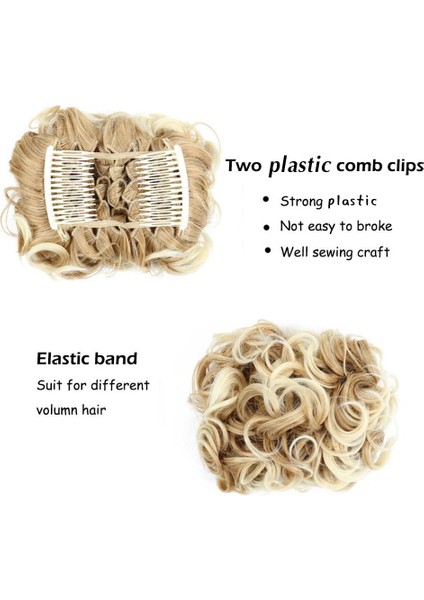 2023 Peruk Dış Ticaret Avrupa ve Amerikalı Bayanlar Kıvırcık Saç Topuz At Kuyruğu Saç Tomurcukları Saç Tarak Saç Çantası Çok Renkli Opsiyonel (Yurt Dışından) indirimleri