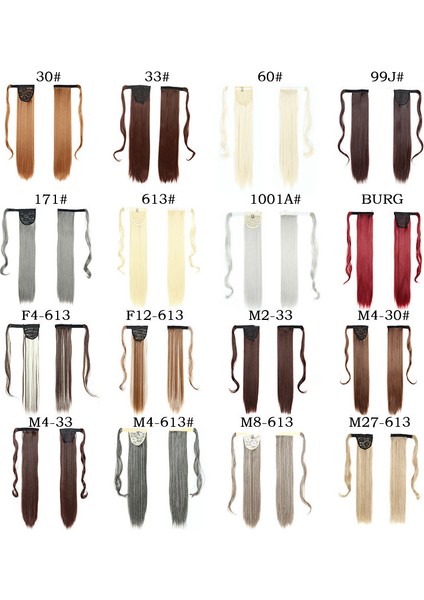 At Kuyruğu Uzantıları Uzun Avrupa ve Amerikan Düz Saç Velcro At Kuyruğu Fiber At Kuyruğu Örgü Çok Renkli Peruk Fabrika (Yurt Dışından) fiyatları