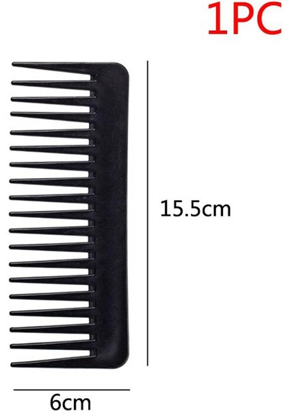 Adet Anti-Statik Büyük Geniş Diş Tarak Kuaförlük Tarak Kadın Asılı Delik Kolu Kavrama Kıvırcık Saç Saç Fırçası Güzellik Saç Tarak (Yurt Dışından)