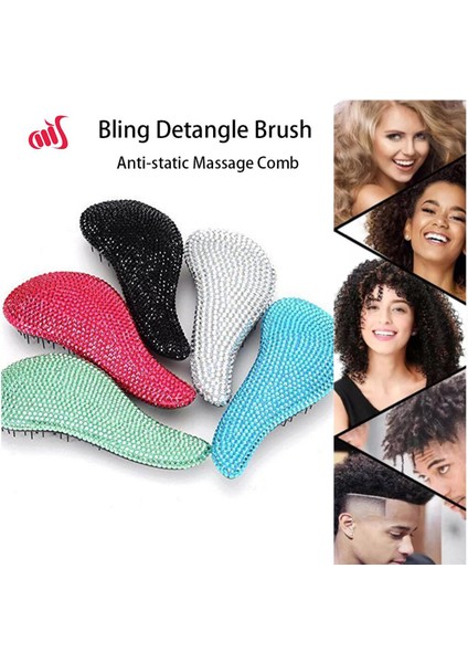 Dolaşık Açıcı Saç Fırçası Taklidi Masaj Saç Tarak Cepillo Para Cabello Brosse Cheveux Femme Kalın Saç Kadın ve Erkek Için (Yurt Dışından)