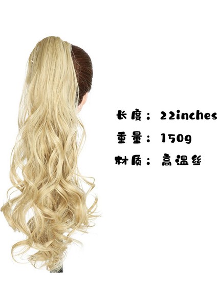 Avrupa ve Amerikan Tarzı Peruk Uzun Kavrama Büyük Dalga Rulo Kimyasal Fiber Peruk At Kuyruğu Örgü Çok Renkli Fabrika (Yurt Dışından) fiyatları