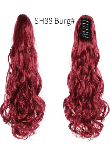 Avrupa ve Amerikan Tarzı Peruk Uzun Kavrama Büyük Dalga Rulo Kimyasal Fiber Peruk At Kuyruğu Örgü Çok Renkli Fabrika (Yurt Dışından) fırsatları