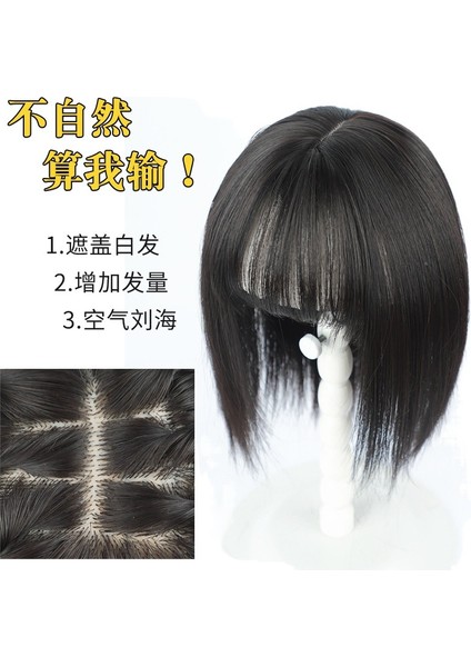 Peruk Kadın Hava Patlama Açık Üst Postiş Doğal Saç Derisi Görünmez Dikişsiz Kapak Gri Saç Peruk Seti (Yurt Dışından) indirimleri