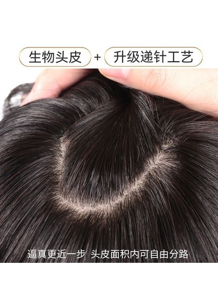 Peruk Seti Kadın Kafa Saç Takviye Parça Doğal Alın Kapak Gri Saç Yapay Saç Işık Dikişsiz Hava Patlama Peruk Kadın (Yurt Dışından) fırsatları