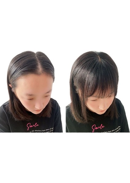 Peruk Seti Kadın Kafa Saç Takviye Parça Doğal Alın Kapak Gri Saç Yapay Saç Işık Dikişsiz Hava Patlama Peruk Kadın (Yurt Dışından) indirimleri