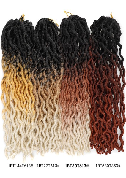 Kadın Dreadlocks Saç Uzatma Dreadlocks Tığ Saç Uzatma 18 Inç Çingene Tığ Saç Uzatma Kimyasal Fiber Peruk (Yurt Dışından) modelleri