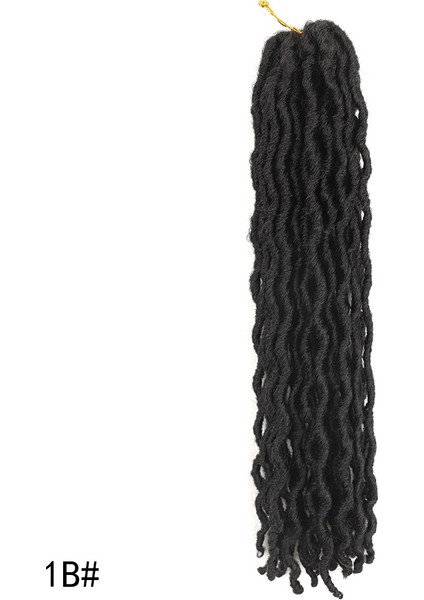 Kadın Dreadlocks Saç Uzatma Dreadlocks Tığ Saç Uzatma 18 Inç Çingene Tığ Saç Uzatma Kimyasal Fiber Peruk (Yurt Dışından) fırsatları