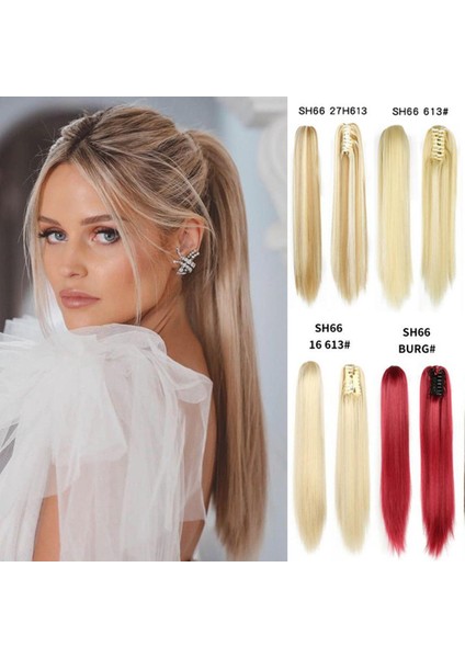 Avrupa ve Amerikan Tarzı Peruk Kavrama Büyük Dalga Uzun Düz Saç Kimyasal Fiber Peruk At Kuyruğu Örgü Peruk (Yurt Dışından)