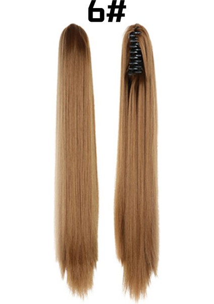 Avrupa ve Amerikan Tarzı Peruk Kavrama Büyük Dalga Uzun Düz Saç Kimyasal Fiber Peruk At Kuyruğu Örgü Peruk (Yurt Dışından) fırsatları