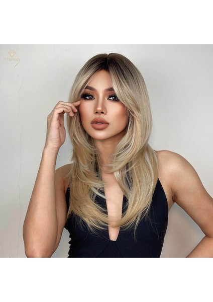 Günlük Giyim Cosplay Arkadaş Stil B Için Kadın Sentetik Saç Düz Hafif (Yurt Dışından) indirimleri