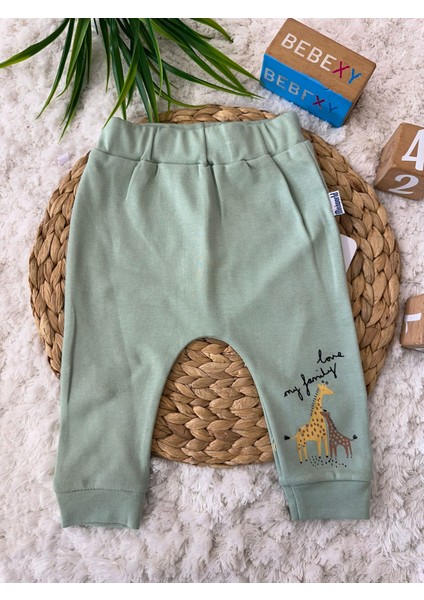 Zürafa Baskılı Pijama Altı