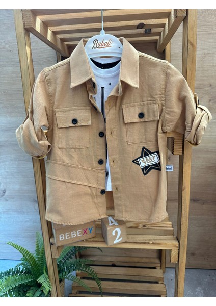 Içi Tişörtlü Gömlek 2li