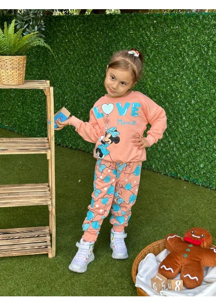 Minnie Love Baskılı Alt Üst Takım