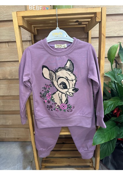 Geyik Desenli Alt Üst Takım