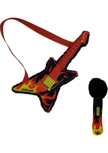 Gitar ve Mikrofon Köpek Oyuncağı