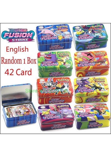 42 Adet Ingilizce Astral Radiance Demir Metal Kutu Pokemon Kartları Arceus Vmax Kart Altın Sınırlı Oyun Koleksiyonu Kartları (Yurt Dışından) fiyatları