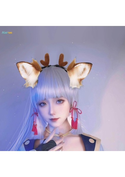 Geyik Şekli Kafa Bandı Cosplay Dekor Yumuşak El Sanatları Hafif Kostüm Şapkalar Başlığı Başlık Doğum Günü Partisi Için Sevimli Saç Çember, Kahverengi (Yurt Dışından)