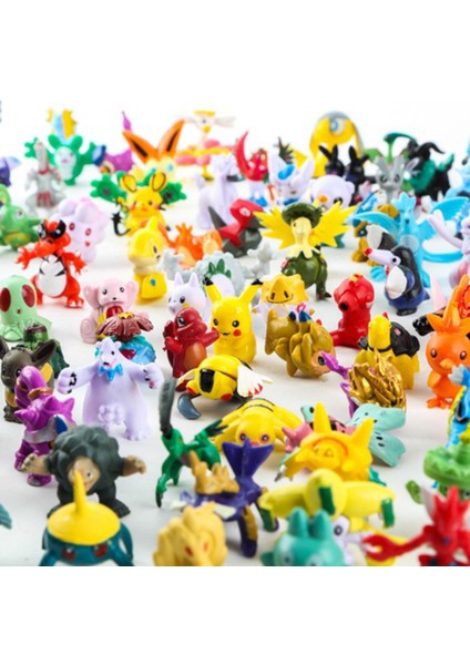 Pokemons Şekil Minyatür Heykelcik Pokemons Pikachus Anime Figürü Süsleme (Yurt Dışından)