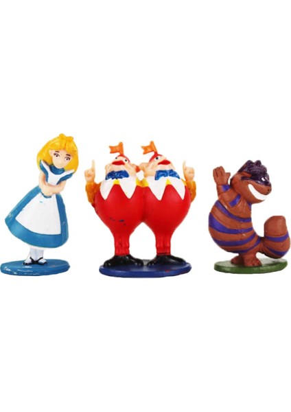 6 Adet/takım 5-7 cm Prenses Alice Harikalar Diyarında Saat Tavşan Sincap Ikiz Kırmızı Kraliçe Çılgın Şapkacı Şapka Aksiyon Şekilli Kalıp Oyuncak Bebekler (Yurt Dışından) fırsatları