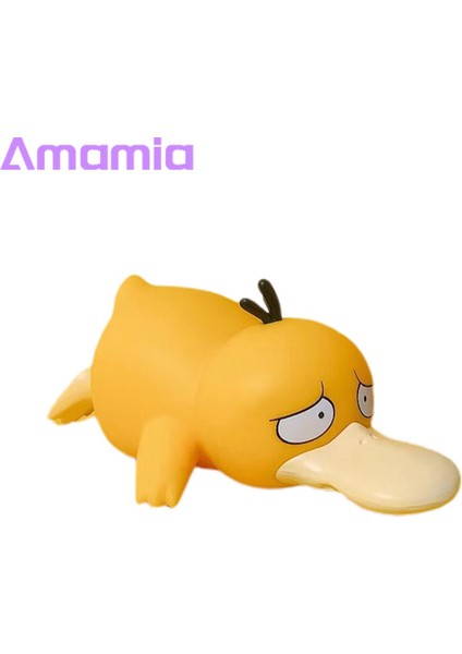 Amamia Pokemons Süs Karikatür Zanaat Pokemons Psyduck Şekil Anime Bebek Modeli Oyuncak (Yurt Dışından)