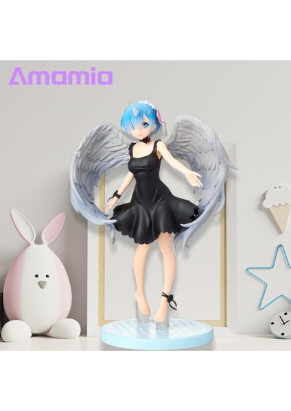 Amamia Anime Figürü Angel Wings Zero'dan Farklı Bir Dünyada Hayat Anime Figürü (Yurt Dışından)