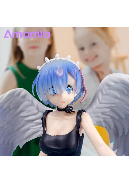 Amamia Anime Figürü Angel Wings Zero'dan Farklı Bir Dünyada Hayat Anime Figürü (Yurt Dışından)