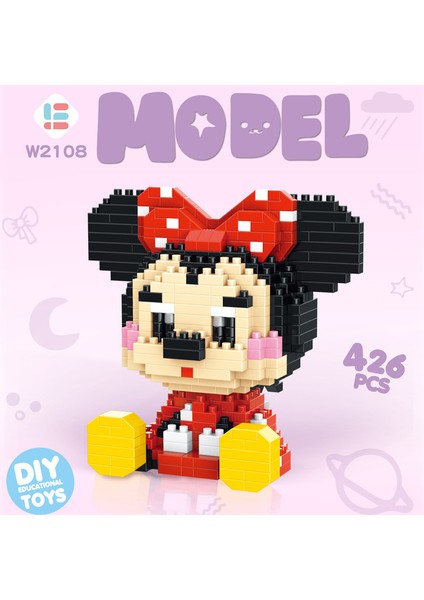 Disney Dıy Linabell Montaj Yapı Taşları Goofy Pluto Anime Mini Aksiyon Figürleri Eğitici Oyuncaklar Çocuklar Doğum Günü Hediyeleri (Yurt Dışından) fırsatları