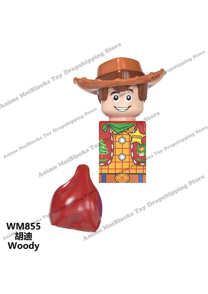 WM6060 Disney Filmleri Oyuncak Hikayesi Buzz Lightyear Woody Jessie Anime Tuğla Mini Aksiyon Oyuncak Figürler Çocuklar Için Blokları Birleştirin Hediyeler (Yurt Dışından)