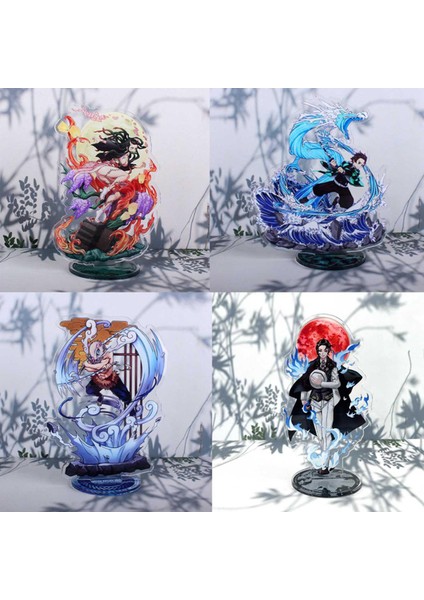 16 cm Anime Iblis Avcısı Kimetsu Hiçbir Yaiba Akrilik Standı Kamado Tanjirou Nezuko Aksiyon Figürleri Modeli Plaka Ayakta Masa Dekoru (Yurt Dışından)