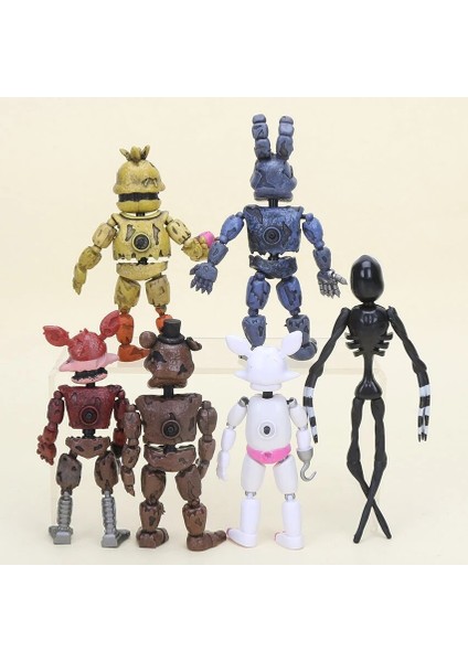1 Adet Beş Gece Freddys Fnaf Anime Figürü Hareketli Eklemler Bonnie Foxy Freddy Chica Pvc Aksiyon Şekilli Kalıp Oyuncaklar Çocuklar Hediye (Yurt Dışından)