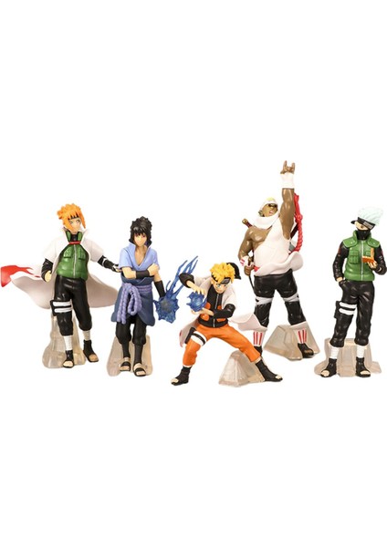 Adet Karikatür Figürler Japon Animesi Kek Dekor Gerçekçi Canlı Naruto Kakashi Serisi Aksiyon Figürleri Çocuklar Hediye (Yurt Dışından)