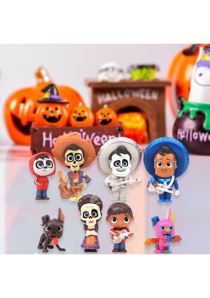 Miguel Heykelcik Canlı Renk Co-Co Aksiyon Figürü Cadılar Bayramı Dekorasyonu (Yurt Dışından) modelleri