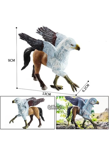 Kartal At Canavar-Magma Kukla El Yapımı Simülasyon Katı Batı Savaş Warcraft Oyuncak Sihirli Mitoloji Modeli Kum Masa Masaüstü Dekorasyon (Yurt Dışından)