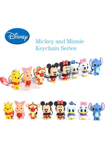 Disney Anime Karikatür Mickey Mouse Minnie Şekil Anahtarlıklar Donald Duck Piglet Anahtarlık Modeli Çocuk Oyuncak Kawaii Çocuk Hediye (Yurt Dışından) fiyatları