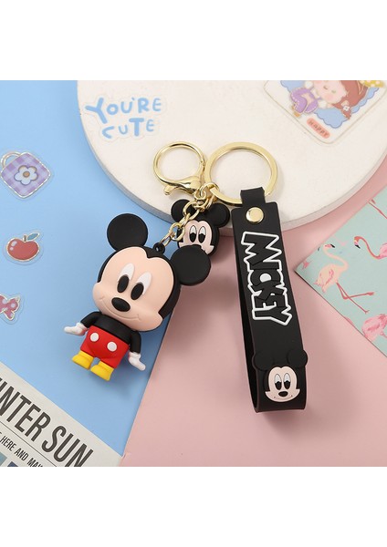 Disney Anime Karikatür Mickey Mouse Minnie Şekil Anahtarlıklar Donald Duck Piglet Anahtarlık Modeli Çocuk Oyuncak Kawaii Çocuk Hediye (Yurt Dışından) fırsatları