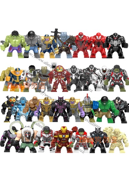 7cm Büyük Figürler Yapı Taşları Süper Kahramanlar Montaj Tuğlaları Aksiyon Figürleri Oyuncaklar Çocuklar Için (Yurt Dışından) indirimleri