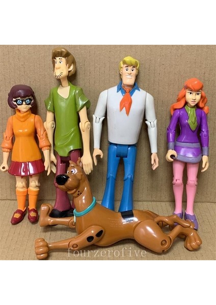 Rastgele 3 Adet Scooby 50. Yıldönümü Özel Palyaço Fred Shaggy Daphne Velma 53939SCOOBY Aksiyon Doo Şekil Seti Oyuncaklar Hediye (Yurt Dışından)